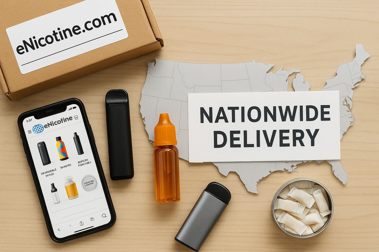 eNicotine.com Launches Nationwide Online Vape Shop